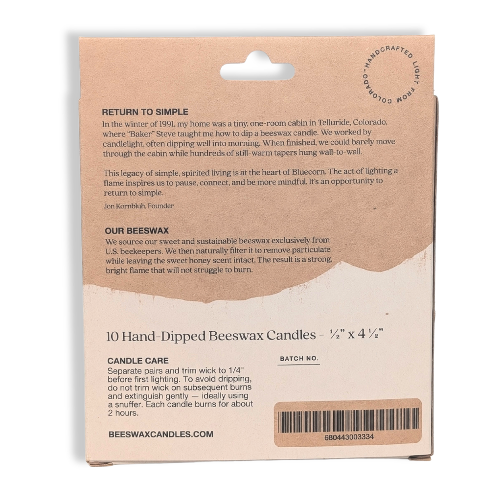 Pure Beeswax - Ceremony & Vigil Mini Taper Candles