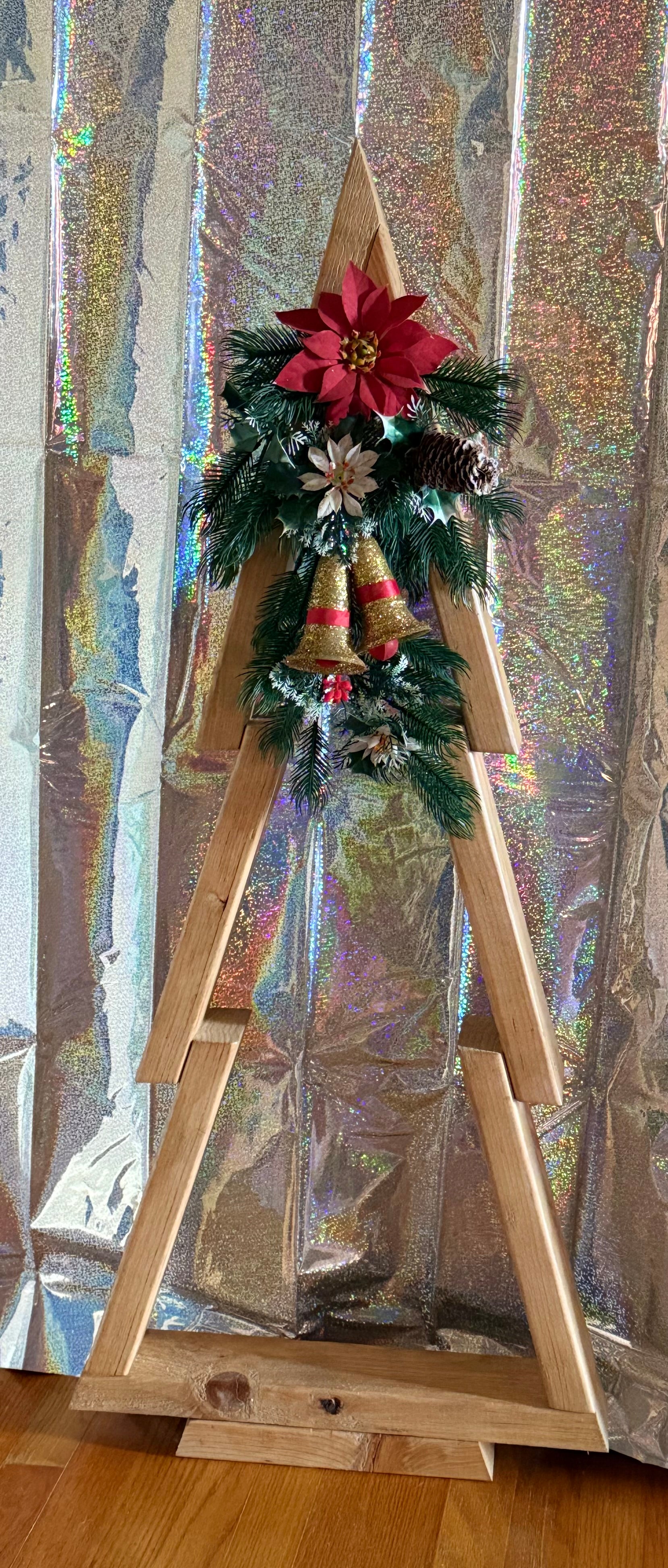 Rustic Wooden Christmas Tree | Handmade 2x4 Holiday Décor (3.5 ft)#35