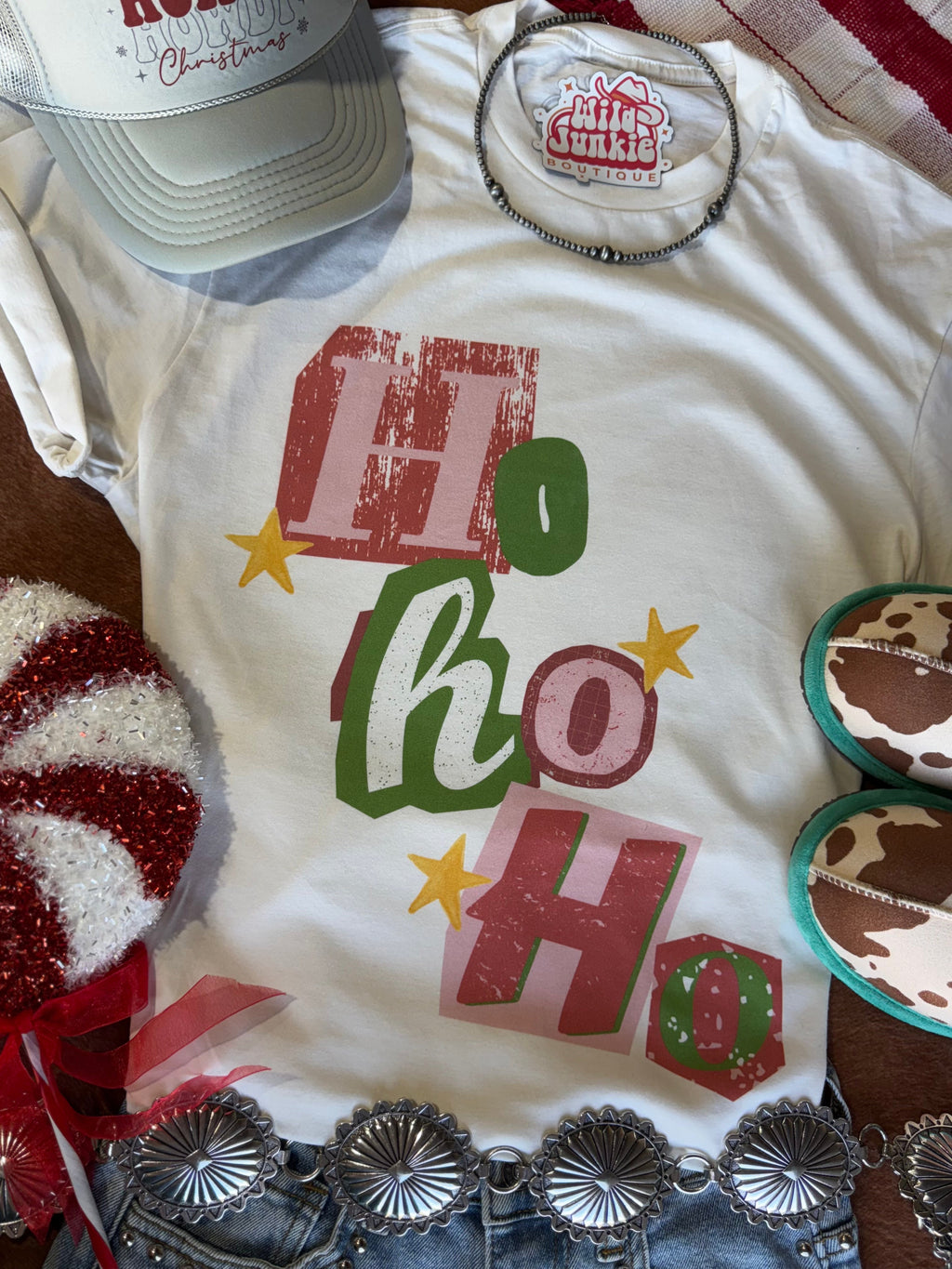 Ho ho ho Christmas Graphic Tee