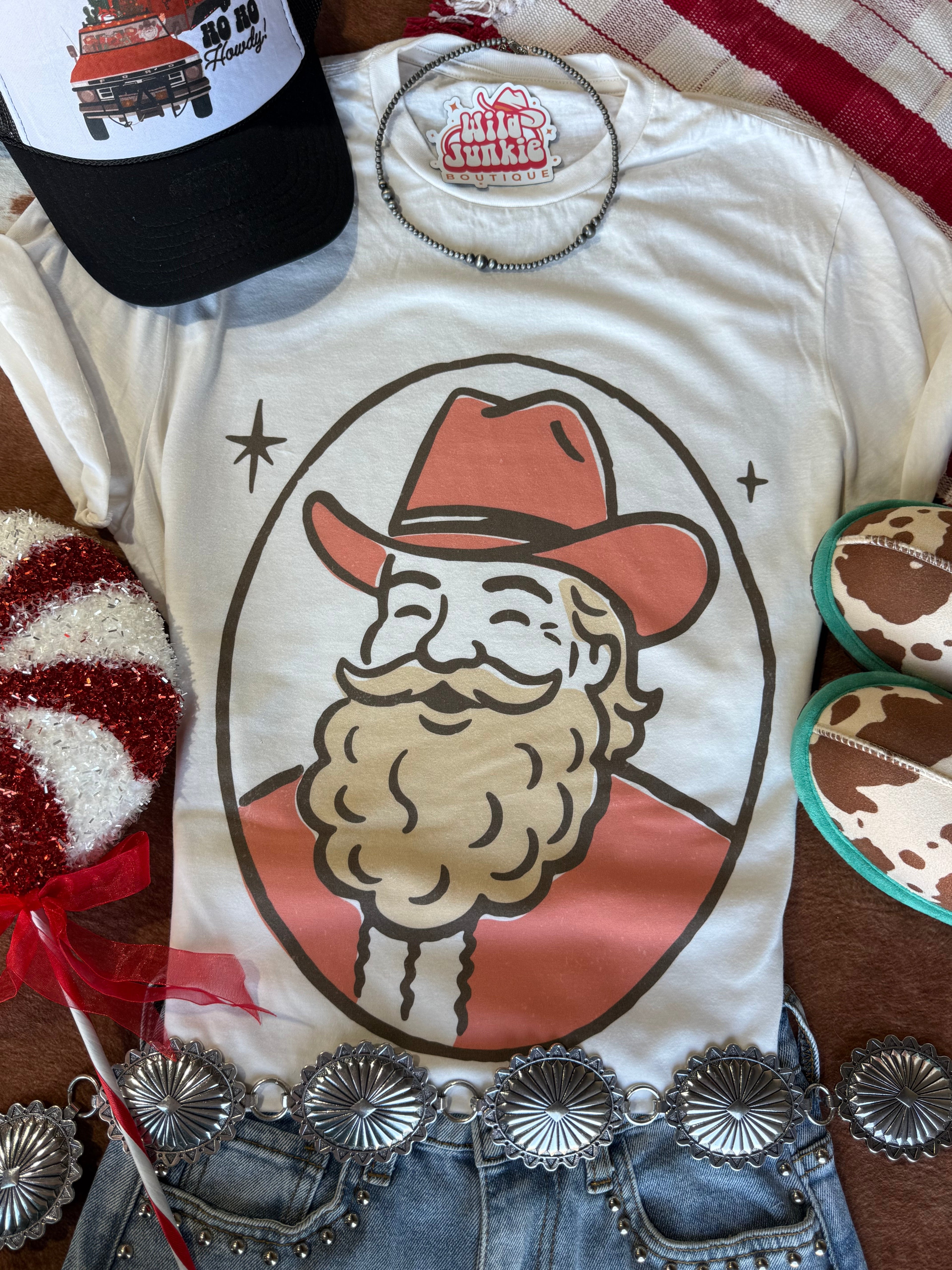 Holly Jolly Santa Graphic Tee