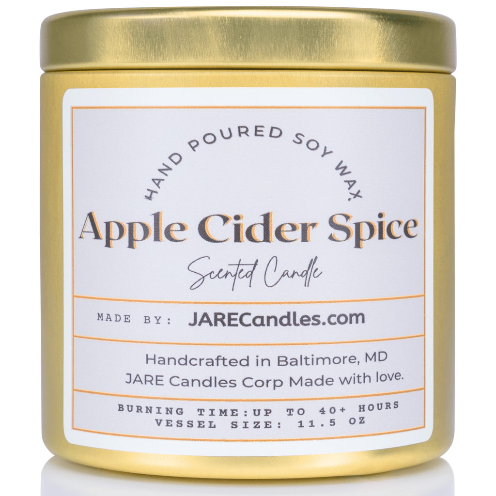 Apple Cider Spice - Cinnamon, Clove, Nutmeg - Soy Wax Scented Candle