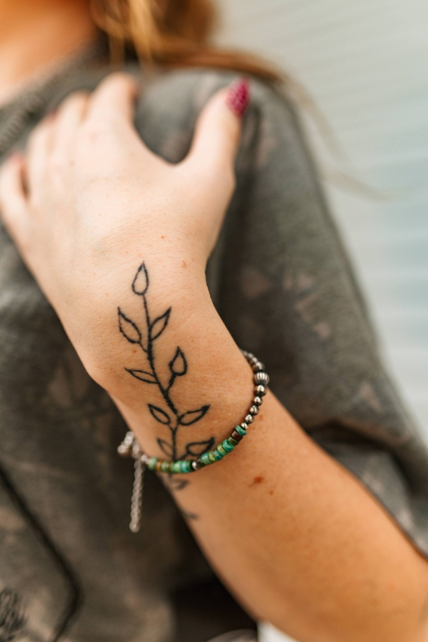 Authentic Turquoise Heishi Beaded Bracelet