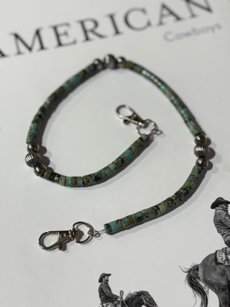 Authentic Turquoise Heishi Purse Chain