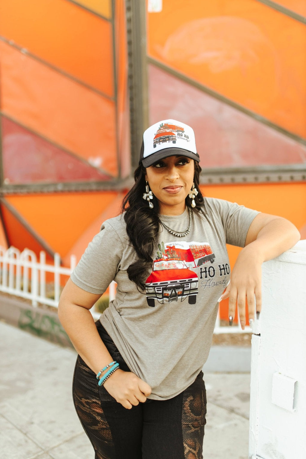 Ho Ho Howdy Santa Graphic Tee