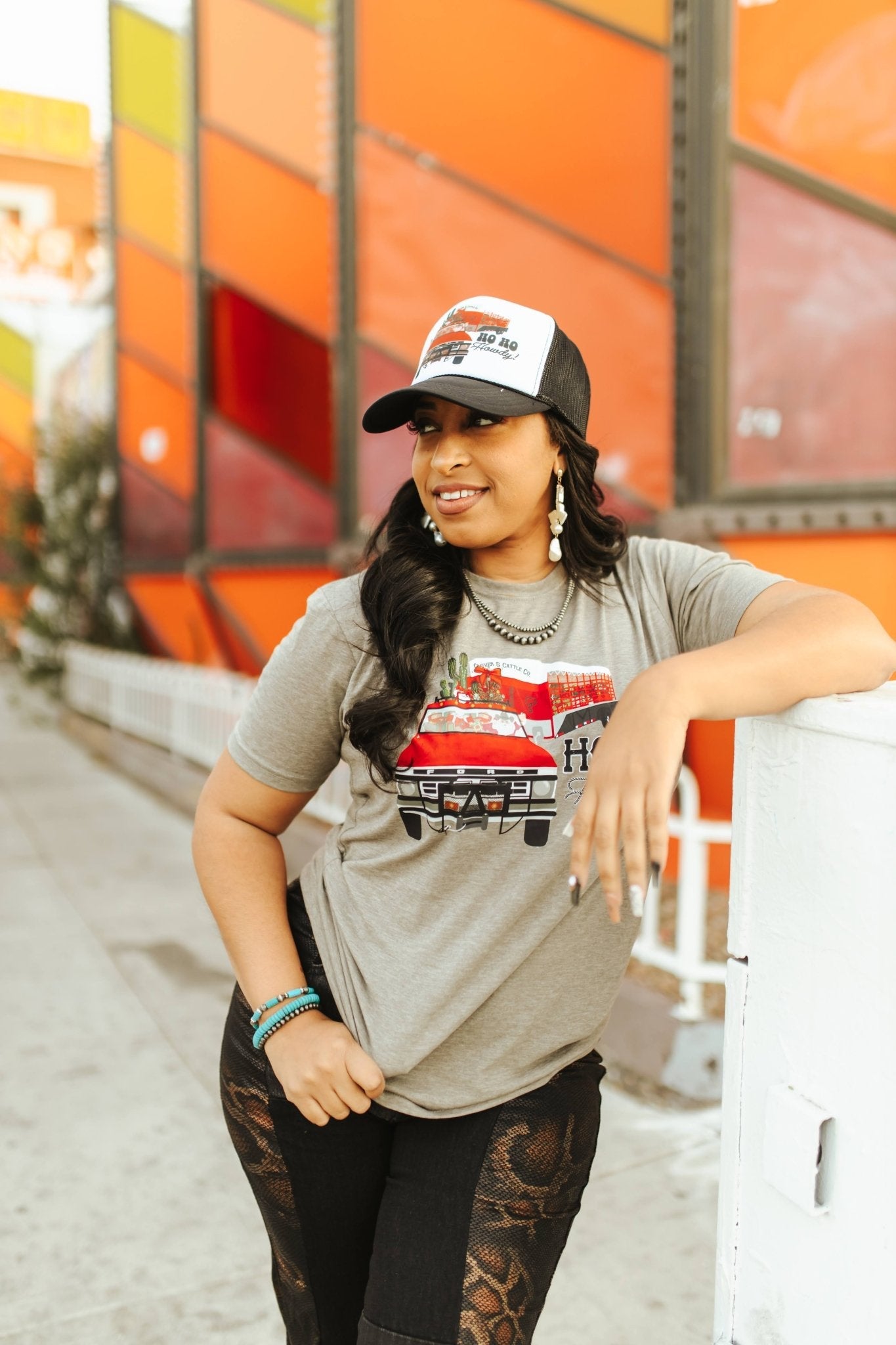 Ho Ho Howdy Santa Graphic Tee