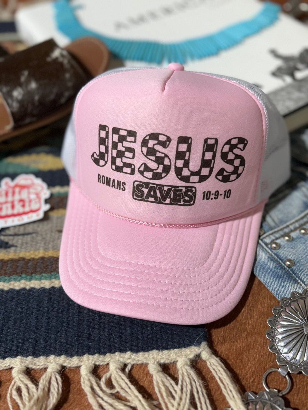 Jesus Saves Trucker Hat