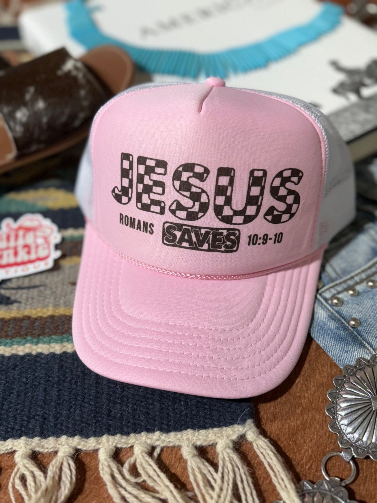 Jesus Saves Trucker Hat