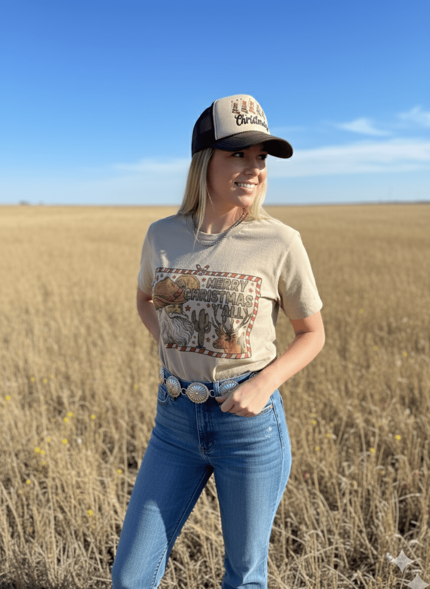 Merry Christmas Y'all Graphic Tee